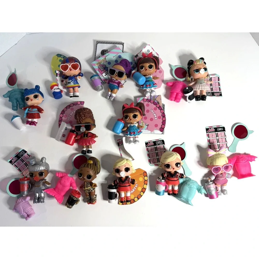 LOL Surprise Doll Lot w/ Capsules Carry Cases Accessories Huge Mixed Bundle